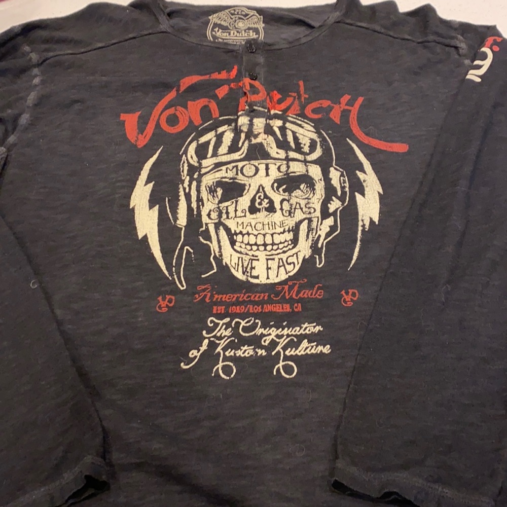 Authentic men’s Von Dutch shirt, NWOT 2X